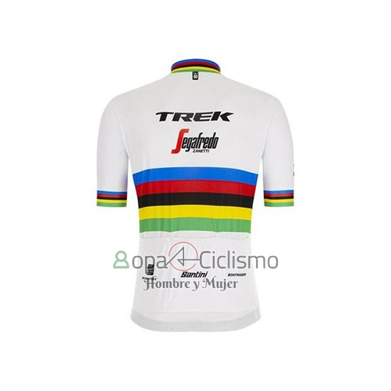 Uci Mondo Campione Trek Segafrojooropa Ciclismo Culotte Corto 2020 Hombre Mangas Cortas 